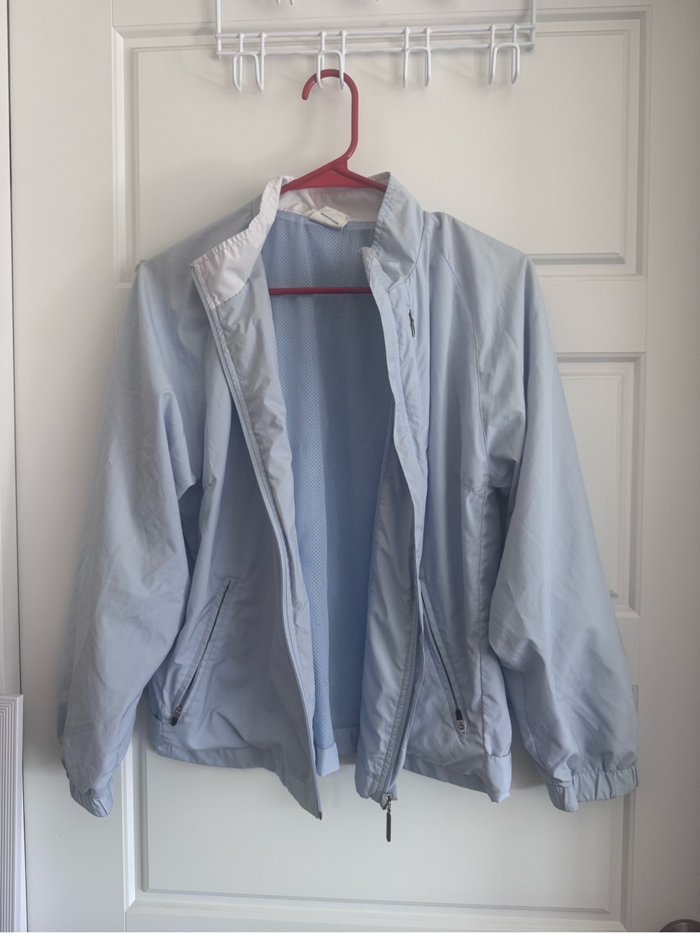 Converse Light Blue Windbreaker Jacket